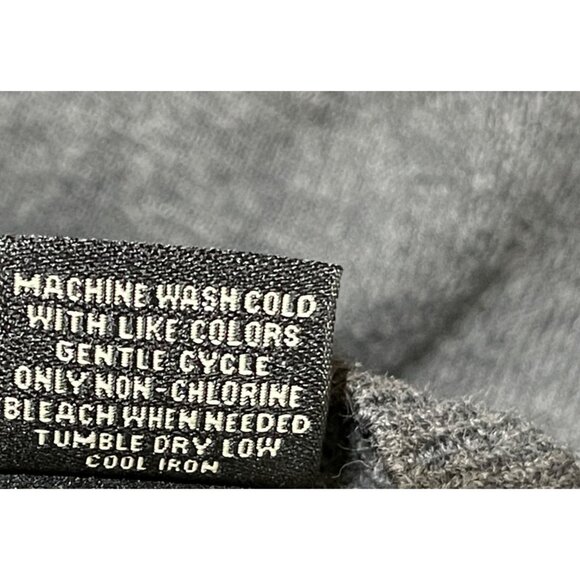 JoS A Bank Men's Sweater Vest Grey Size L Large V-Neck Cotton - Picture 4 of 5